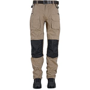 Beckum Workwear EBT03 Basis broek met B-Protect voorgevormde knie Khaki 46 34