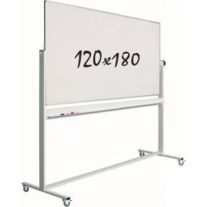 Smit Visual mobiel whiteboard 120x180cm - Magnetisch - Verrijdbaar