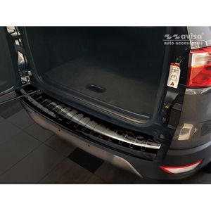 Avisa Zwart RVS Achterbumperprotector passend voor Ford Ecosport II Facelift 2017- 'Ribs'