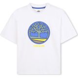 Timberland - T60541 - T-shirt - Wit - Korte Mouwen - Jongens