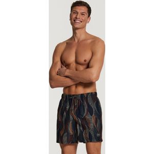 Shiwi Swimshort stretch wild leaves - sapphire blue - S