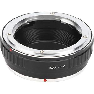 Fikaz K/AR FX Lens Mount Adapter Ring for Konica Lens ToFX Mount Camera Ideal for Manual Focus Compatible with Fuji X A1, X A2, X A3, X E1, X E2 and More