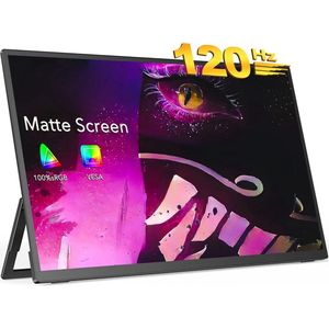 OxyFlowzy® - Portable Monitor – Draagbare Monitor 18,5 Inch - 1920 x 1080p - Perfect voor Gaming