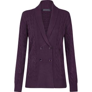 Felix Hardy Gebreide Cardigan - Vest Dames Violett - M