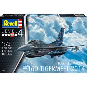 1:72 Revell 03844 Lockheed Martin F-16D Tigermeet 2014 Plastic Modelbouwpakket