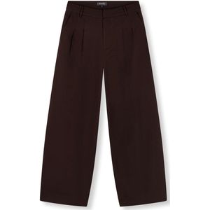 Refined Department - Kaly Woven - Broek - Donkerbruin - Barrel Fit