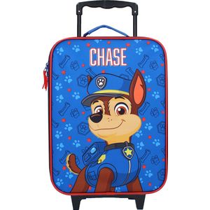 Paw Patrol Chase reiskoffer voor kinderen - blauw - 32 x 11 x 42 cm - trolley