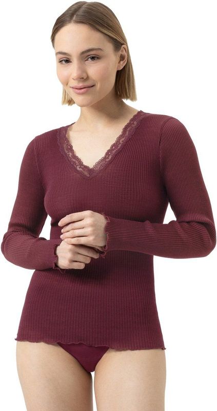Mey - Wool Expressive - T-shirt lange mouw - Boysenberry