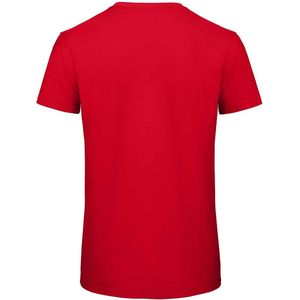 Senvi 5 pack T-Shirt -100% biologisch katoen - Kleur: Rood - 3XL