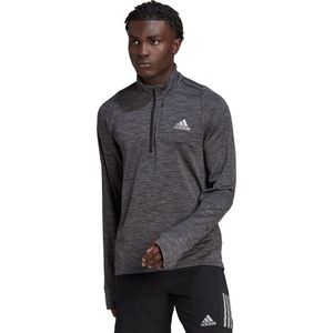 Adidas Run Icons Cover Sweatshirt Zwart S Man
