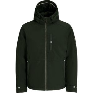 JACK&JONES - JJFINN SOFTSHELL JACKET - Groen - Buitenjas