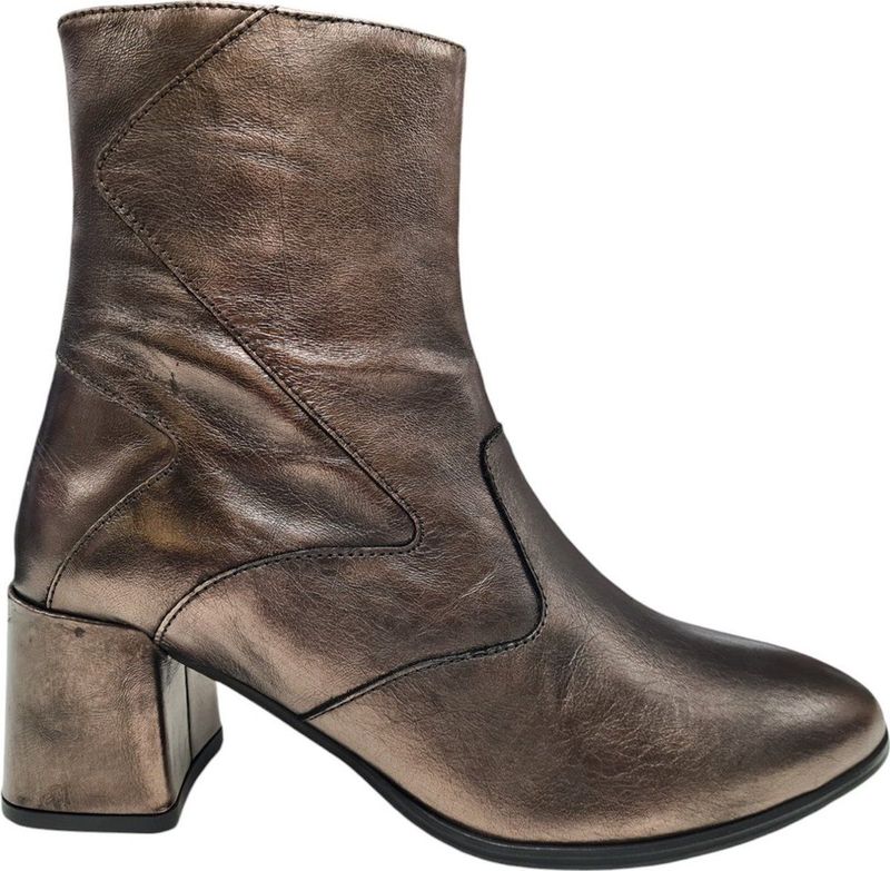 Iqonic - Braque Bronce - Dames Laarzen - Brons - Leer