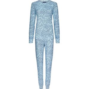 Pastunette - Dames Pyjama set Elva - Blauw - Fleece - Maat 40