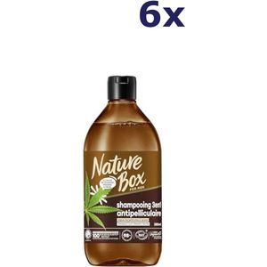 6x Nature box shampoo MEN 3 IN 1 hennep olie 385ML