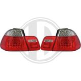 Diederichs - 1214895 - Achterlichten - Rood/Wit - Vierdelig - ECE-getest