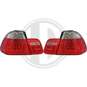 Diederichs - 1214895 - Achterlichten - Rood/Wit - Vierdelig - ECE-getest