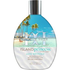 Brown Sugar Island Princess Double Dark - zonnebankcreme - 400X bronzers - 400 ml