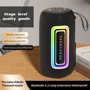 Heavy Bass Luidspreker – Met Rob Lightening Tas Functie, Lange Batterijduur & USB-C Oplaadpoort