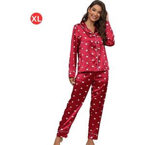 Kerstpyjama - Kerst Pyjama - Dames - Vrouwen - Volwassenen - Set - Broek - Shirt - Christmas - Maat XL