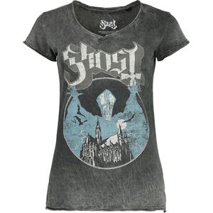 Ghost Opus Dames T-shirt - grijs - S