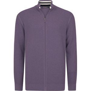 Felix Hardy Gebreid Vest - Cardigan 100% Katoen - Coltrui Heren Paars - M