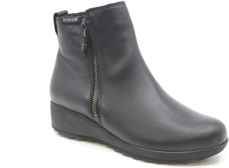 Mephisto - ALEXANE - Enkellaarsje - Zwart - Wijdte G