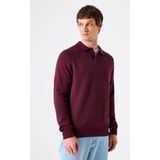 GARCIA - Effen Trui - Rood - Lange Mouw