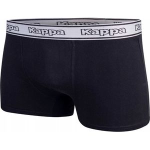 Kappa - Boxershort - Maat XXL - Slip voor Heren - Short - Ondergoed - Mannen - sport - Zwart ( 3 stuks )