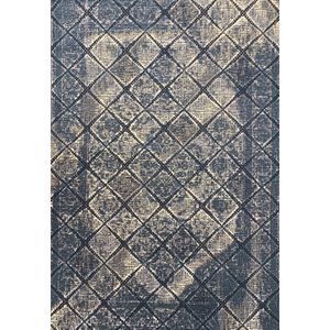 Aledin Carpets Batoemi - Vloerkleed 160x230 CM - Laagpolig - Tuintapijt - Voor Binnen en Buiten - Blauw - Woonkamer Tapijt