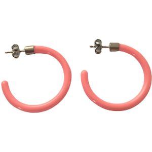Oorringen - Baby roze - 4.3 Centimeter - Oorhangers - Damesdingetjes