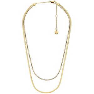 FOSSIL ELLIS Dames Collier - Goudkleurig