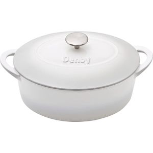 Denby | Natural Canvas Gietijzeren Pan Ovaal o28cm