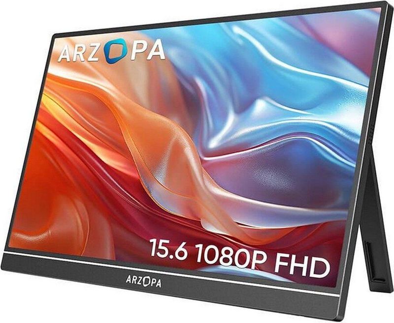 Arzopa A1 - Portable Gaming Monitor - Ingebouwde Kickstand - 60hz - 15.6 inch