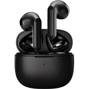 pocobob GO Draadloze Oordopjes - Semi In-Ear - ENC Microfoon - Zwart