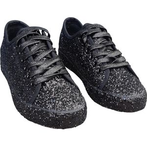 Glitter sneaker - Dames - Zwart - Maat 38
