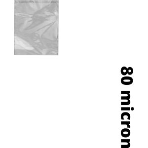 100x Vacuumzakken 80 micron 110x150mm - 11x15cm Sealbags Vacuumeer Food Voedsel Sacs Sous Vide Diepvries Geurvrij Luchtdicht Sealbaar