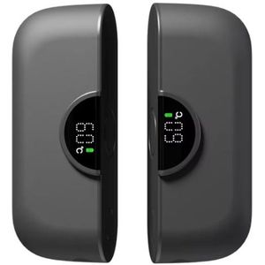 Maxium Handverwarmer Zwart - Elektrische Handwarmers (45-60 C°) - 2in1 (6000mAh) - Heatbank - USB-C - Stijlvol & Innovatief Design - Nooit meer koude handen - Elektrische Handwarmer - Outdoor - Wintersport - winter gadget - 4 standen