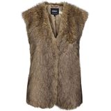 Only - Onldawn Life - Gilet - Bruin - 100% Gerecycled Polyester