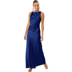 Trendyol Saxe Nauwsluitende Satijnen Geweven Maxi-Avondjurk, Avondjurk Voor Afstuderen Tprss25Ae00066