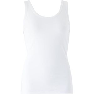 MOOI! Company - Basis Top Bonny - Hemdje met brede bandjes - Aansluitend model - Kleur  Wit - XS