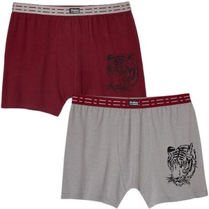 ATLAS FOR MEN - 2-pack boxershorts met print - Heren - Verkrijgbaar in grote maten - M