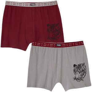 ATLAS FOR MEN - 2-pack boxershorts met print - Heren - Verkrijgbaar in grote maten - M