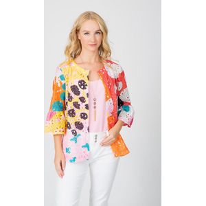 4PRESIDENT Flared pants meisje - Leopard AOP - Maat 92 - Flared broek meisjes