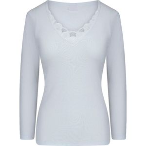 Dames thermoshirt onderblouse lange mouw 10% wol - maat M -