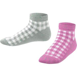 Esprit Sneakersokken Pixel Checks 2-Pack