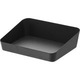 Yamazaki Zwart metalen bakje 17,5 x 13,5 cm - 04220 - Stapelbaar & Nestbaar