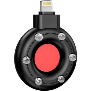 Spy Camera Verborgen Cameradetector Draadloze Camera's Bekabelde Camera's Privacy Bescherming Kantoor Reizen Hotel Led-Detector Anti-Spionage-Detectorcamera Lightning