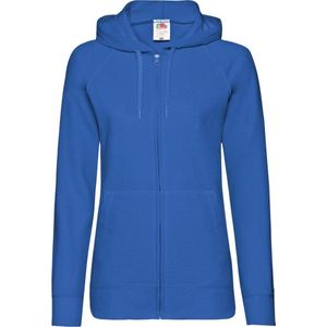 Fruit Of The Loom Dames Getailleerd Lichtgewicht Hoodie Dames met Capuchon(240 GSM) (Royaal Blauw)