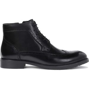 Merk - Model - Knielaarzen - Zwart - Nerfleder