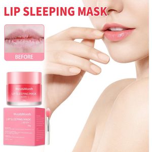 West & Month Jelly Lip Mask – Lippenverzorging – Hydrateert Intensief – Egaliseert – Herstelt – Vermindert Lijntjes – Verzacht & Bevat Kameliaboter